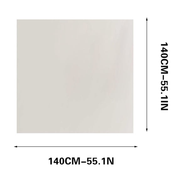 pstuiky Sheepskin Tablecloth White 4.5X8.9 Ft Oil Proof No Wash Table Cover Thickened Fabric for Dining, Parties, Picnics