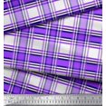 thumbnail image 3 of Soimoi Poly Georgette Fabric Gingham Check Print Fabric by the Yard 52 Inch Wide, 3 of 3