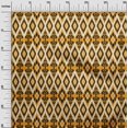 thumbnail image 2 of oneOone Viscose Jersey Fabric Geometric Ikat Print Sewing Fabric BTY 60 Inch Wide, 2 of 4