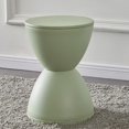 thumbnail image 2 of ORUYROP Footstool, Thickened Plastic Shoe Changing Stool, Round Footstool, Living Room Footstool, Low Coffee Table Footstool Living Room Bedroom Shoe Changing Stool Modern Home(Green), 2 of 5