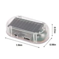 thumbnail image 3 of Yhmxh No Car Universal LED Faux Camera Interior Lights Car Accessories Automobile Tools Car Supplies Decorations, 3 of 6