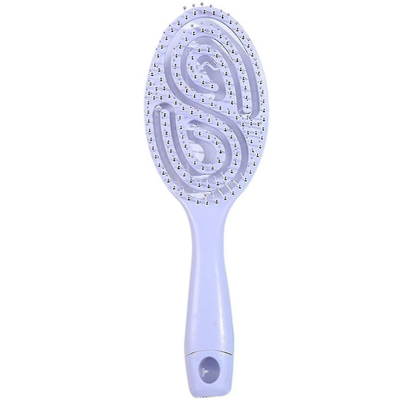 Démêlant pour Tous Types de Cheveux, Brosse Démêlante avec Poils Flexibles pour un Retrait Facile des Nœuds sur Cheveux Bouclés, Raides, Épais, Fins, Abîmés, Démêlage Indolore, Confort Coiffant pour Hommes, Femmes, Enfants