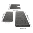 thumbnail image 3 of Dvkptbk area rug set Colors 3-Piece Memorys Foam Bathroom Rug Set Soft Non Slide Bath Mat Absorbent Bath Rug Perfects for Bathroom Laundry Room Mat Bathroom Mat Bathroom Accessories, 3 of 8