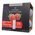 thumbnail image 3 of Our FinestTM 2% M.F. Strawberry Greek Yogurt, 4x100g, 3 of 5