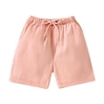 thumbnail image 1 of HIPYLO Shorts de Basketball Garçons 10-12 Shorts à Volants Volants Rouges Shorts de Gymnastique Noirs Shorts Courts de Basketball Vêtements Bébé Garçon 12-18 Mois Vêtements Ado Mignons, Rose 5-6 Ans, 1 of 9