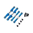 thumbnail image 3 of Bunblic 1/14 RC Car Adjustable Tie Rod Set Linkage Link Set Durability Easy to Install Accessory Premium Metal RC Car Parts for 14208 Blue, 3 of 8