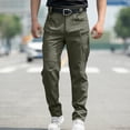 thumbnail image 2 of Pantalon Cargo Tactique pour Hommes, Extérieur, Imperméable, Pantalon de Randonnée, Grande Taille, Ripstop, de Travail, Salopette à Multiples Poches, Pantalon, 2 of 6