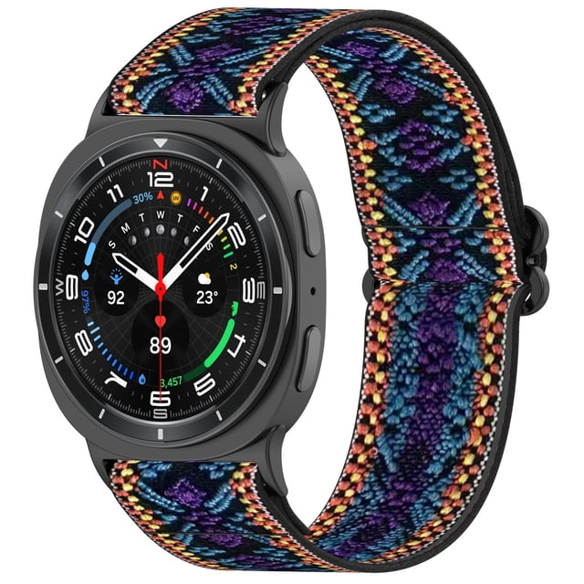 Elastic Nylon Replacement Strap for Galaxy Watch 8 Classic Band Durable Adjustable Smart Wristband Accessories