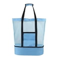 thumbnail image 3 of Bowayaoa Beach Bag with Wet and Dry Separation, Large Capacity Mesh Bag for Men Women, Lightweight Shoulder Travel Tote for Pool, Summer Beach Essentials, 3 of 7