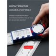 thumbnail image 2 of Two In One Digital Display Angle Ruler Multifunction Large Screen Display Plastic Protractor Caliper Vernier Caliper 1pc ,Long Lasting, 2 of 5