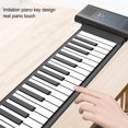 thumbnail image 3 of Roll Up Piano, 88 Keys 14 Demo Songs Rechargeable Electronic Hand Roll Piano  for Daily, 3 of 7