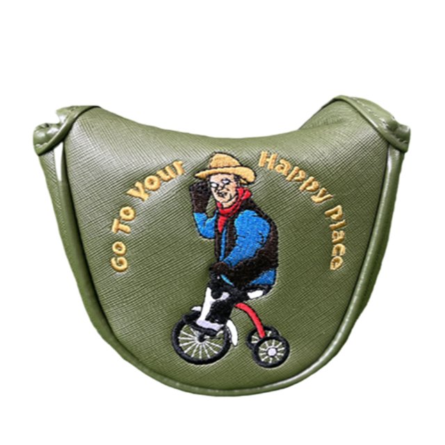 relayinert Embroidered Montage Style Golf Cover Fashionable And Durable Protection For Club Club Cover A-style semicircle