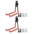 thumbnail image 2 of Bike Hook, Space Saving Garage Hooks Iron Orange  For Balcony, 2 of 8