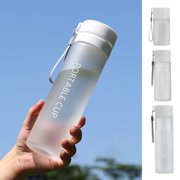 Wzzjkit Large Capacity Sports Water Bottle, Portable Outdoor Tumbler Cup for Students Couples with Tea Infuser Flower Tea Cup Plastic Water Bottle