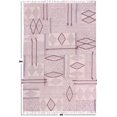 thumbnail image 3 of Casavani Flat Weave Geometric Dining Room Rug,Brown 3x10 Ft, 3 of 6