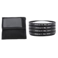 thumbnail image 2 of Close Up Filter Kit, Macro Lens Filter Set, Close up Kit with + 1, + 2, + 4, and + 10 Lenses for Detailed Photography, with Storage Pouch Camera Filter for Digital Camera Photo, 2 of 7