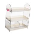 thumbnail image 3 of Luzkey Coffee Cup Rack Clear Countertop Organizer for Hotel Kitchen Pantry Tabletop White, 3 of 8