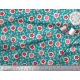 thumbnail image 3 of Soimoi Poly Georgette Fabric Dot & Floral Artistic Printed Fabric 1 Yard 52 Inch Wide, 3 of 5