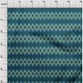 thumbnail image 3 of oneOone Velvet Blue2 Fabric Asian Ikat Sewing Craft Projects Fabric Prints By Yard 58 Inch Wide, 3 of 4