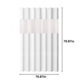 thumbnail image 3 of Xihbxyly Shower Curtain For Bathroom Modern Shower Curtain Winter In Bath 71x71 Inches Long Shower Curtains Set , Hotel Style With Translucent Top Window, 3 of 7