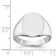 thumbnail image 2 of Bague Chevalière en Or Blanc 14 Carats, 2 of 2