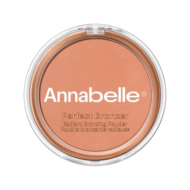 Annabelle Poudre Bronzante Parfaite Sans Talc, Compacte et Ronde avec Couvercle Transparent, Poudre bronze Montrant une Chaleur Subtile et Scintillante pour un Éclat Naturel et Rayonnant au Soleil, Formulée avec Vitamine E et Acide Hyaluronique, Végane et Hypoallergénique, Convient aux Peaux Sensibles et à l'Usage Quotidien du Maquillage.