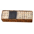 thumbnail image 2 of GUOOL 40 Pieces Wooden Number Alphabet Letter Stamps Rubber Stamp Set for Scrapbooking typewriter, 2 of 9