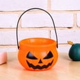 thumbnail image 4 of XZNGL Halloween Candy Bucket,Halloween Plastic Pumpkin Jar Halloween Pumpkin Candy Basket Hand Party Holiday Decorations Evil Pumpkin Bucket,Halloween Party Decorations, 4 of 9