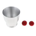 thumbnail image 2 of Aluminum Chop Cup Wide Mouth Cup Trick Magician And Balls Close Up Magic Props Accessory, 2 of 8