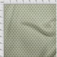 thumbnail image 4 of oneOone Velvet Dark Olive Green Fabric Asian Block Print Tile Fabric For Sewing Printed Craft Fabric By The Yard 58 Inch Wide, 4 of 4