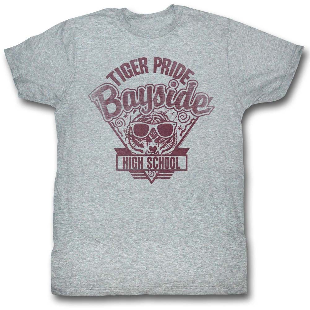 Saved By The Bell Tv Tiger Pride Adult Short Sleeve T Shirt