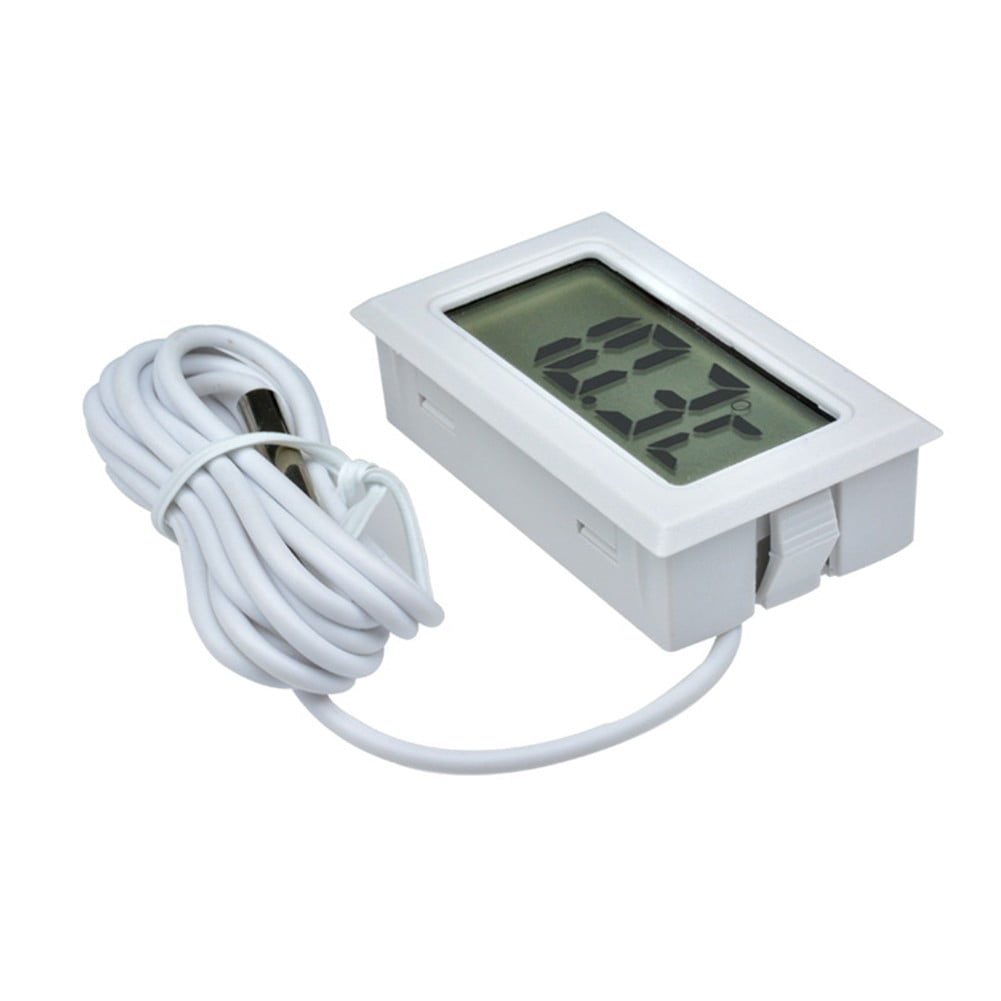 Button Battery Lcd Thermometer Digital Thermometer Freezer Moisture-Resistant. Temperature Control Accessories