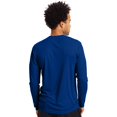 thumbnail image 3 of Hanes Mens Sport FreshIQ Cool DRI Long Sleeve Tee 2-Pack, M, Deep Royal, 3 of 6