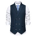 thumbnail image 1 of Dvkptbk Men Solid Fashion Have Pockets Button Turn-down Collar Tanks Tops Blouse on Clearance, 1 of 9