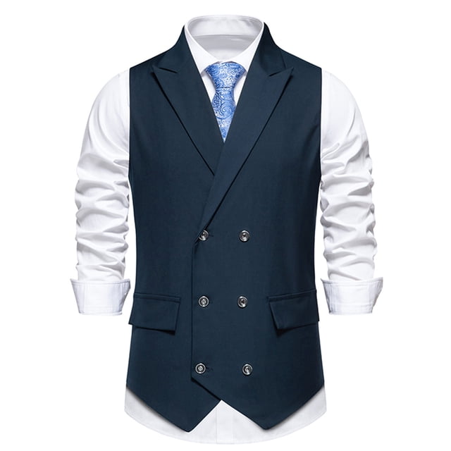 Dvkptbk Men Solid Fashion Have Pockets Button Turn-down Collar Tanks Tops Blouse on Clearance