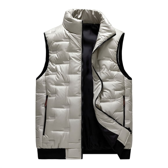 Pisexur Jackets for Men Work Jacket Standing Collar Multiple Pockets Outdoor Photography/Sports Jacket Coat Khaki,4XL