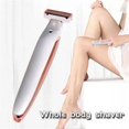 thumbnail image 3 of CNKOO Tondeuse et Rasoir pour le Corps Impeccable Rechargeable Bikini pour Femmes Blanc/or Rose, 3 of 8