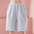 thumbnail image 2 of Timegard Baby Girl Clothes Cute Ruffle Loose Comfy Pjs Shorts Summer Casual Solid Color Cotton Shorts, 2 of 5