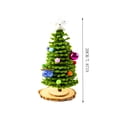 thumbnail image 3 of WLOELOEW Color B Classic Green Twist Stick Christmas Tree Diy Kit Polyester Material 20 Cm High 7.9 Inches Traditional And Enjoyable Craft B, 3 of 6