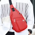 thumbnail image 3 of Crossbody Backpack Adjustable Buckle Design Anti-greasy Super Light One Strap Shoulder Backpack for Travel, 3 of 8