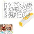 thumbnail image 1 of Children‘S Drawing Roll  Diy Sticky Color Filling Paper Children‘S Graffiti Scroll Early Educational Toys, 1 of 7