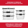 thumbnail image 4 of Rubbermaid Brilliance Round and Rectangular Food Storage Containers, 6 Pack, 4 of 6