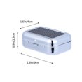 thumbnail image 3 of 1Pc Stainless Steel Ash Container Portable Cool Sturdy Ash Case Ash Holder Ashtray for Home, 3 of 6