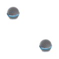 thumbnail image 1 of Transemion Replacement Microphone Grille Replacing Detachable Wired Wireless Mic Head Type 2 2Set, 1 of 6
