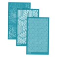 thumbnail image 4 of QualitChoice 3pcs Lightweight Silk Screen Stencil Set For Fashionable Polymer Clay Designs Premium MaterialThe Silk Screen Stencils Style E, 4 of 6