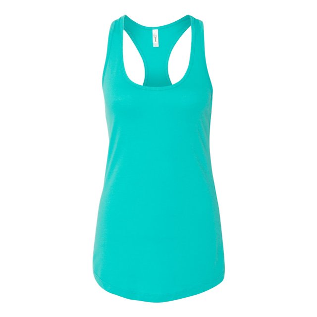 Next Level Womens Ideal Racerback Tank, S, Tahiti Blue