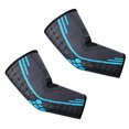 thumbnail image 4 of 1 Pair Elbow Compression Sleeve, Nylon Elastic Elbow Compression Support Sleeve Anti Slip Breathable Elbow Braces for Workout, Weightlifting, 4 of 8