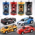 thumbnail image 3 of 1:45 Kids Plastic 4-wheel Cans Remote Control Car car mini canned Mini Canned RC Vehicle Small Children Toy, 3 of 9