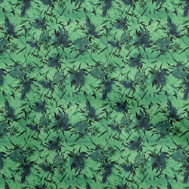 oneOone Viscose Chiffon Green Fabric Abstract Floral Craft Projects Decor Fabric Printed By The Yard 42 Inch Wide-1ra