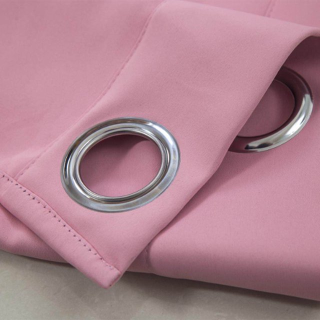 serony Solid Colored Short Valance Curtains Kitchen Shade Curtain Window Tiers Door Panels Rod Pocket Window Treatment Pink S
